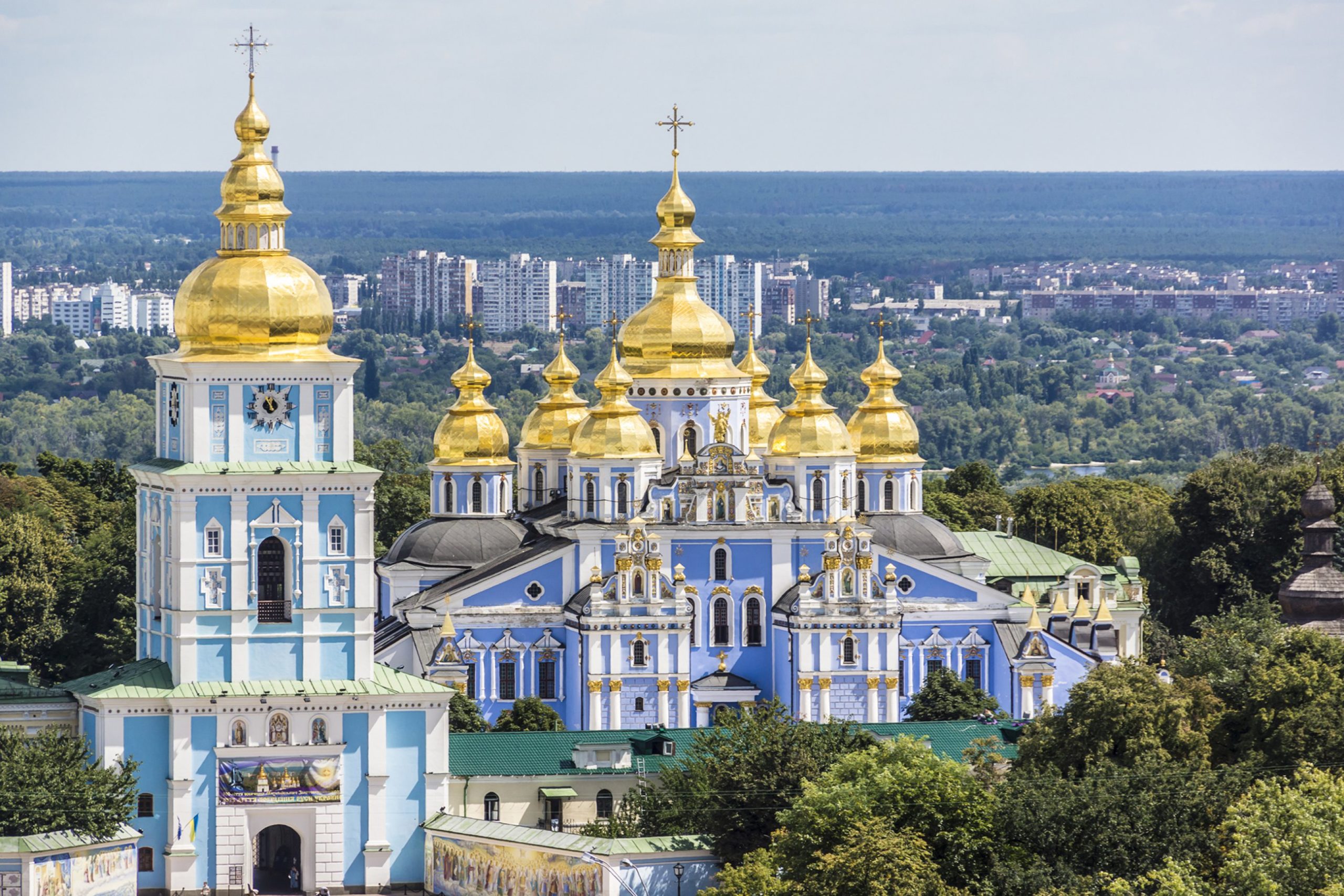 ukrajina saint michae s goldendomed cathedral famous church complex in kyiv scaled